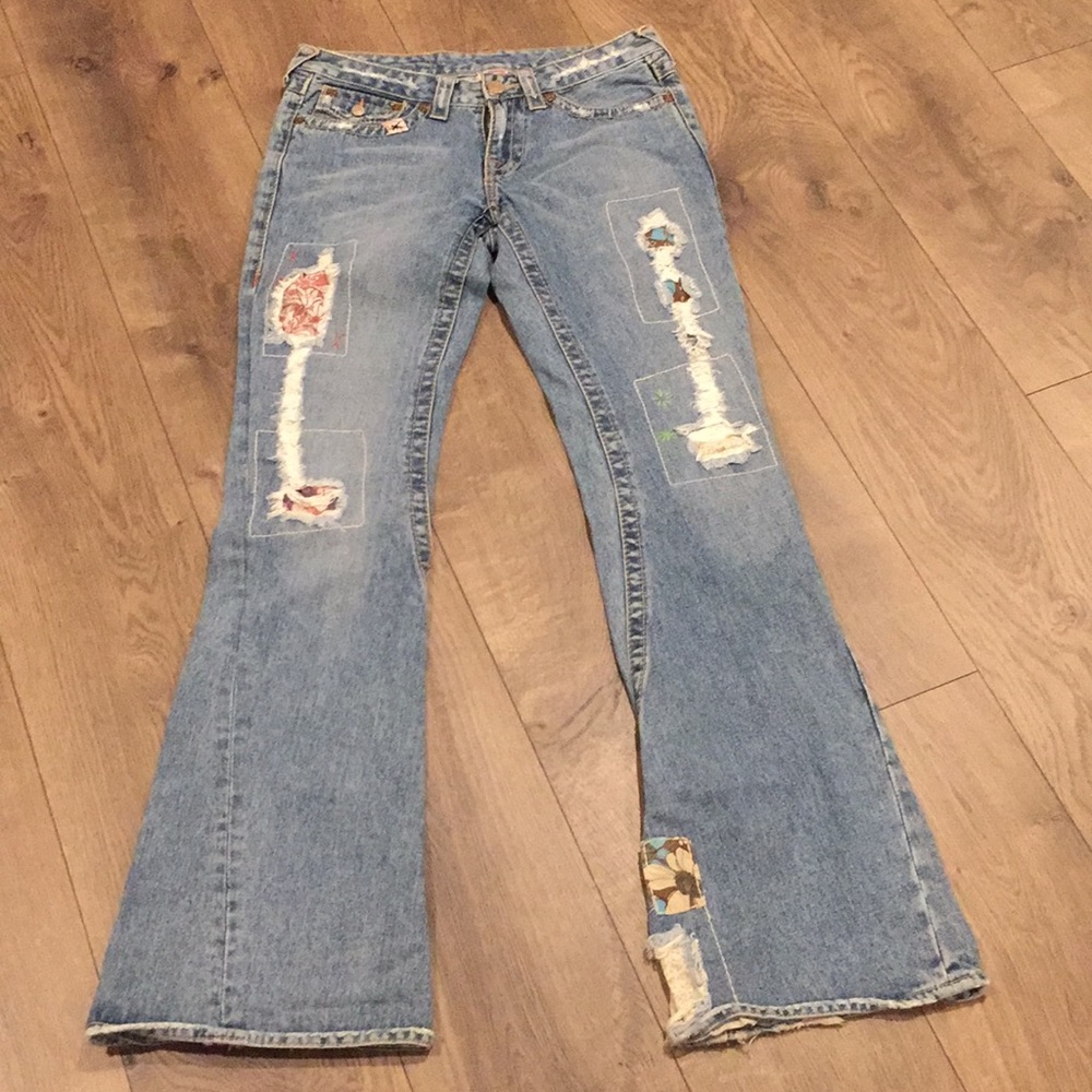 True Religion Woodstock Flare 29 Patchwork